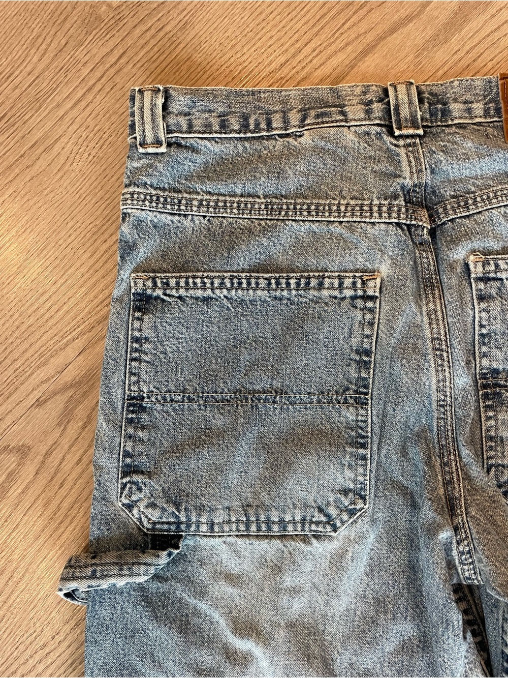 Old Navy Relaxed Light Blue Carpenter Jeans - Picture 8 of 12